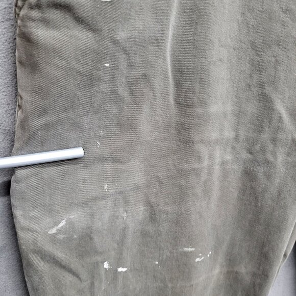 Carhartt Gray Canvas Dungaree Carpenter Work Men Pants 40x32 Cargo Relaxed Fit * - Picture 8 of 16